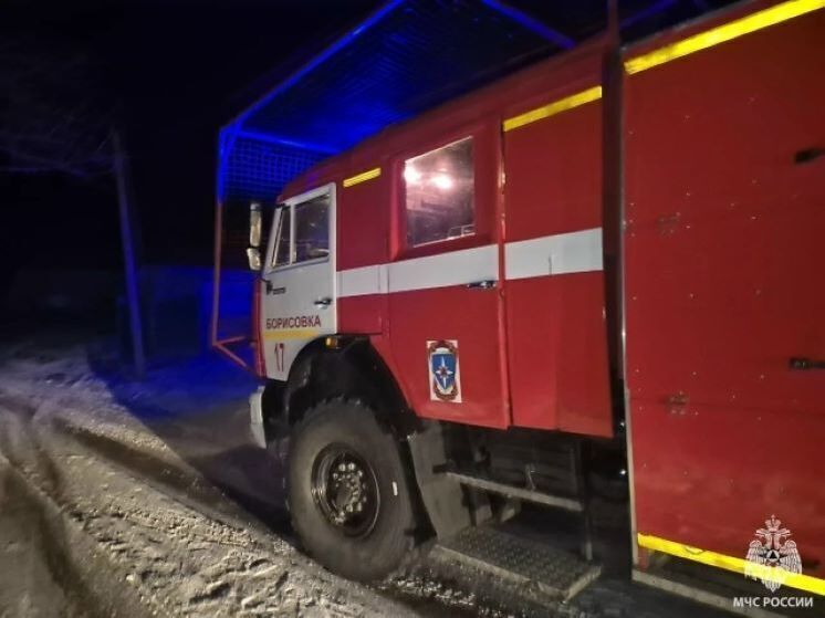 В Борисовском округе из-за неправильного использования печи загорелся дом