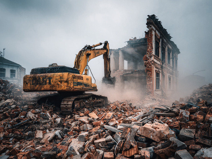 В Самаре начали снос аварийного дома на Вятской, 22 — объект неоднократно горел