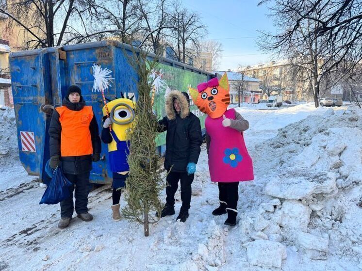 В Уфе стартовала акция «Елки в щепки»