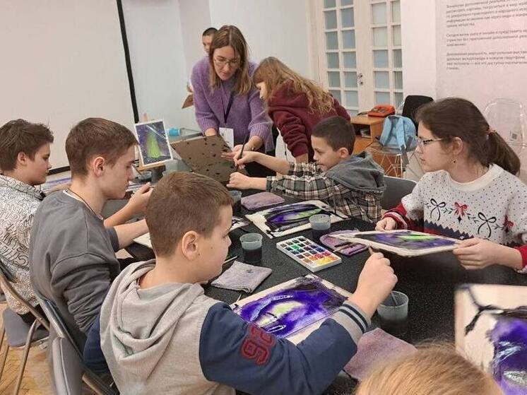 Мурманчане семьями встретили Рождество в художественном музее