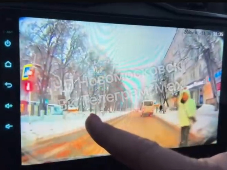 Новомосковский водитель обратился к пешеходам после инцидента на «зебре»