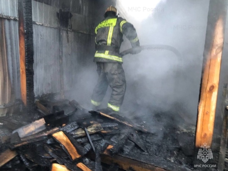 В Дегтярске горели частный дом, надворные постройки и автомобиль Volvo