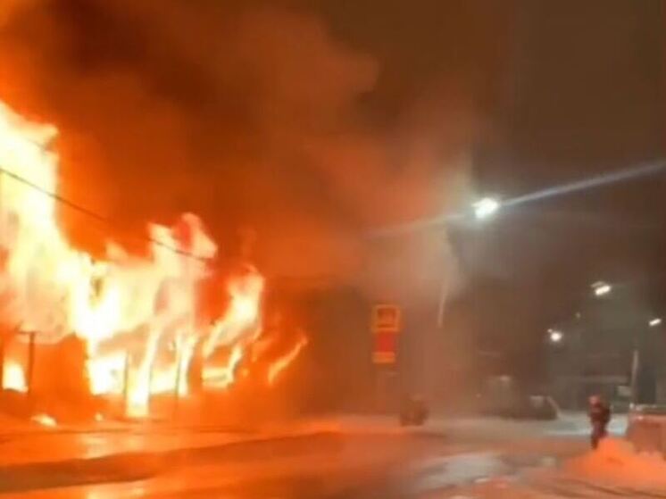 При пожаре в шашлычной в Кудрово эвакуировали сотрудников