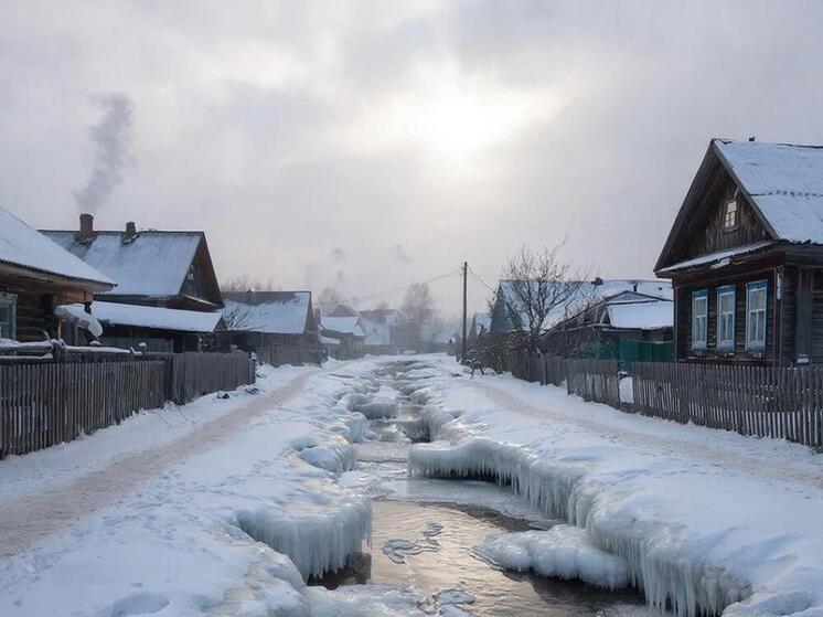 В посёлке Горхон Бурятии из-за наледных вод могут изменить расписание маршрутов