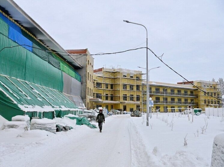 Стала известна дата завершения строительства дома-интерната для пожилых в Костомукше