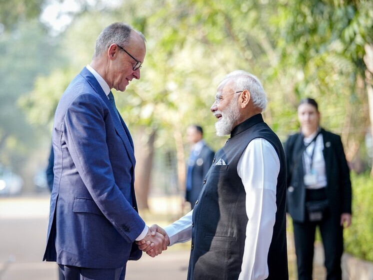 Канцлер Германии Мерц впервые прибыл с визитом в Индию