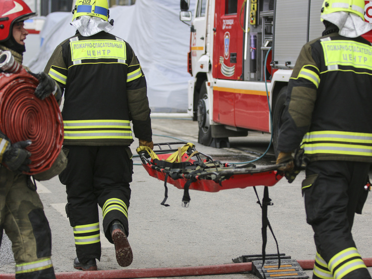 Пострадавшим при пожаре в центре Москвы оказался подросток