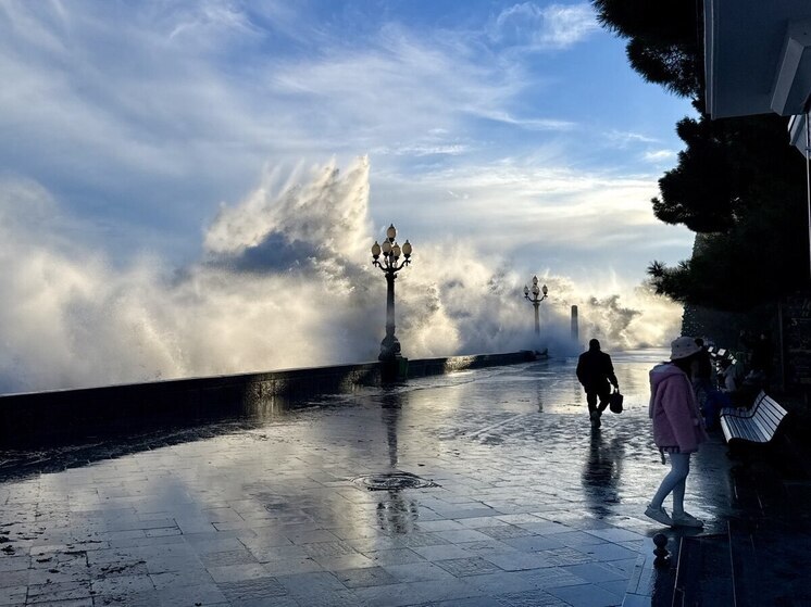 В Ялте из-за непогоды подтопило семь домов