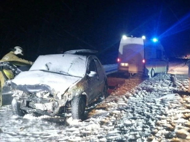 На трассе Курск-Борисоглебск в лобовом столкновении пострадали три человека