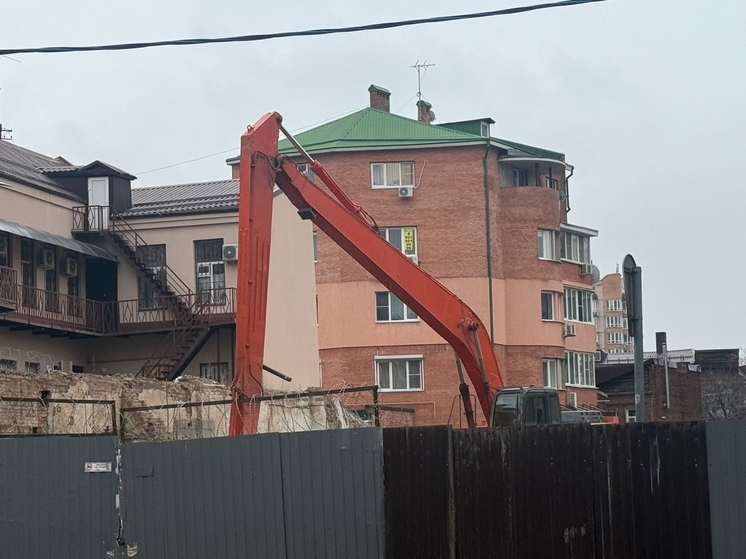 В Ростове после новогодних праздников начались работы по демонтажу дома Парамоновых