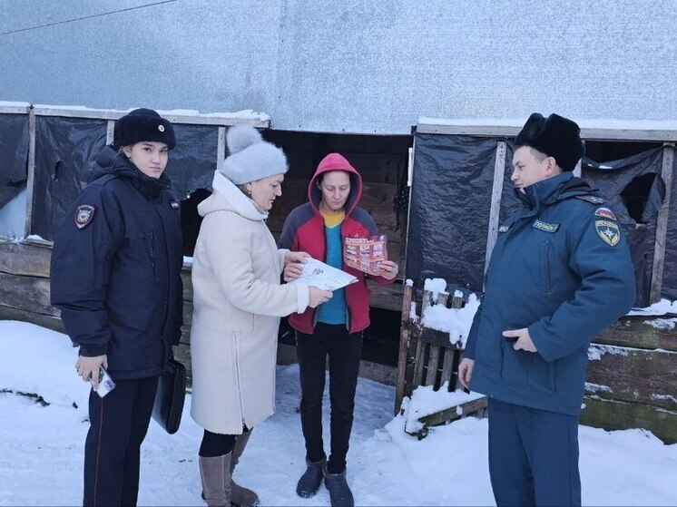 В новогодние каникулы проверили проблемные семьи Чувашии