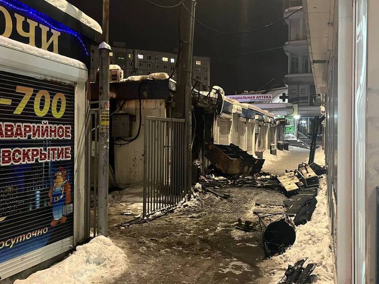 Пожар в бывшем балтрайоне испепелил детство калининградцев