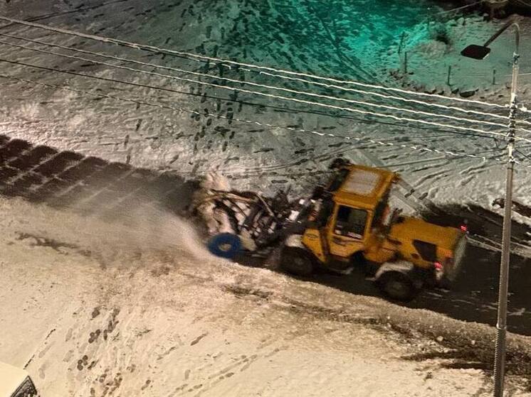 Дорожники опубликовали план вывоза снега в Мурманске с 12 по 16 января