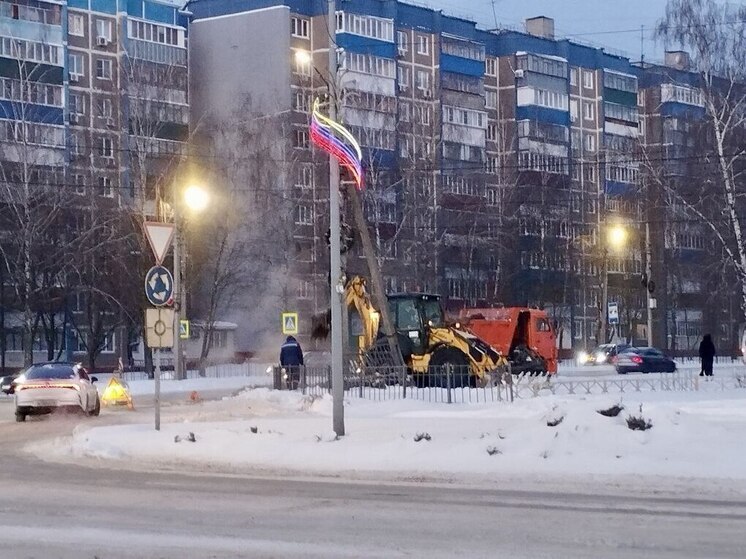 В Курске ночью обрушился колодец городской канализации