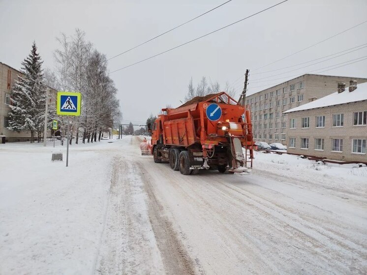 Порховскому району не хватает ресурсов на уборку дорог от снега