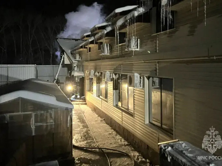 В Мордовии произошел крупный пожар в двухэтажном доме из-за проблем с баней