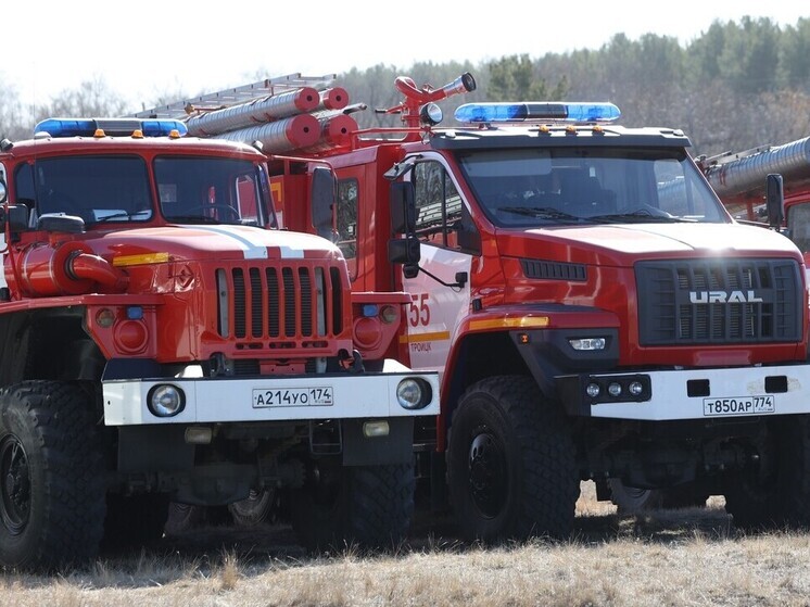 В Златоусте эвакуировали людей из-за пожара на территории психиатрической больницы