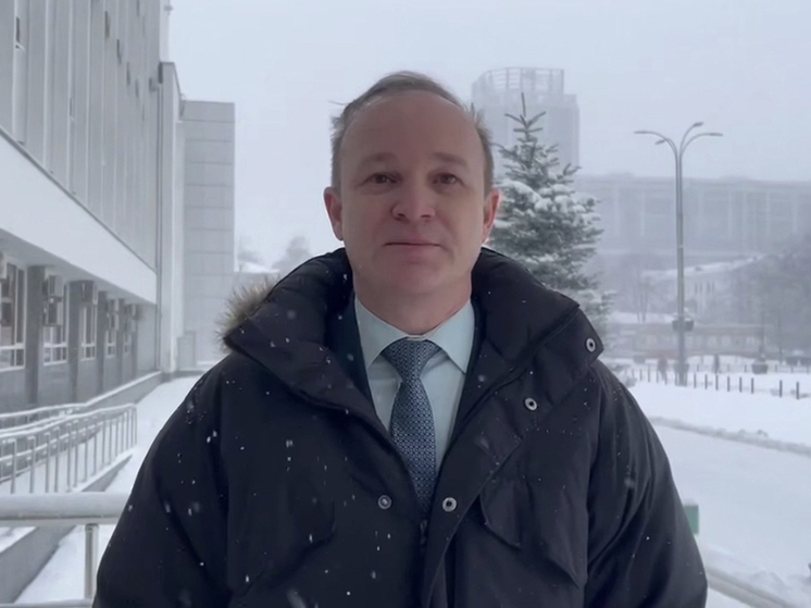 В Краснодаре за ночь выпало около 15 сантиметров снега