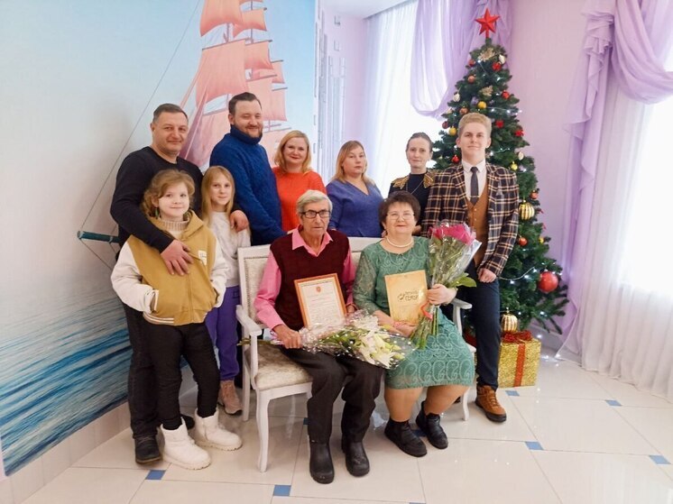 В Кимовске супруги Серёжкины отметили золотую свадьбу