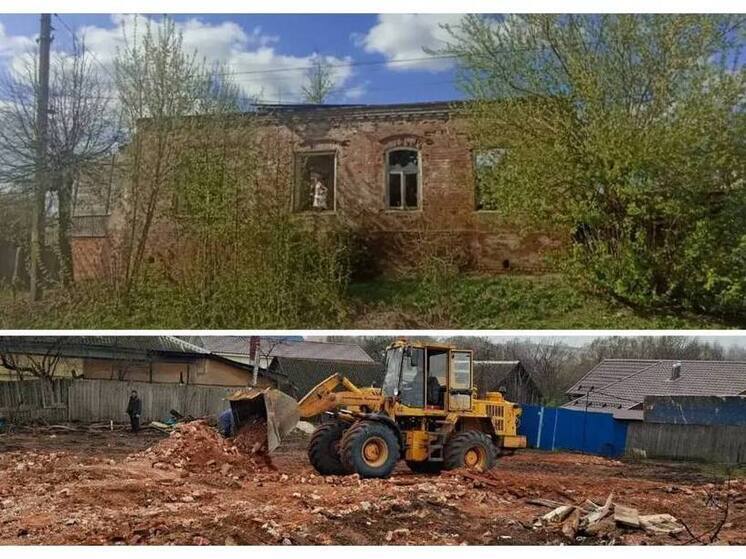 Прокуратура Брянской области добилась сноса аварийного здания в Клинцах