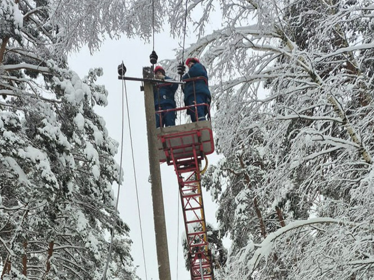 РГРЭС продолжает устранять последствия аварии, оставившей без света Солотчу
