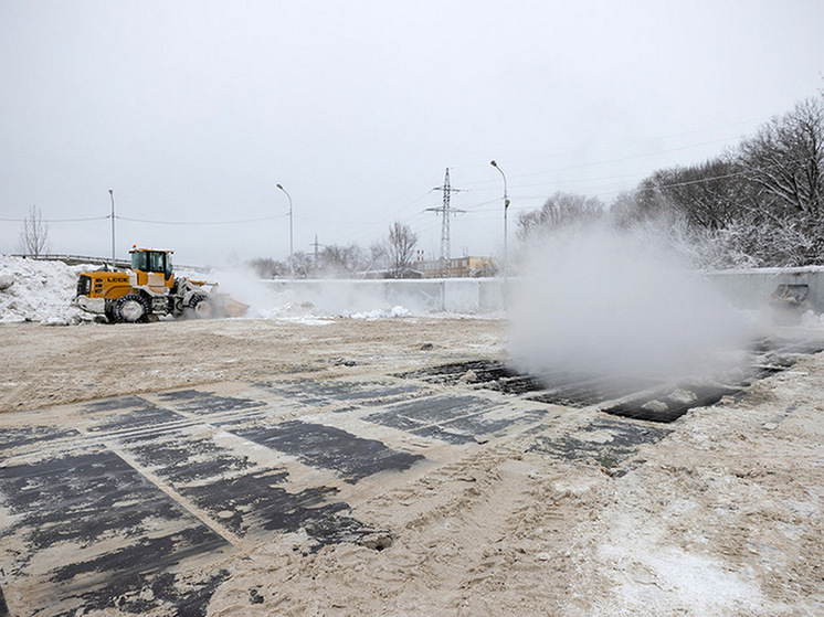 За новогодние каникулы снегоплавильные пункты Казани приняли свыше 144 тысяч тонн снега
