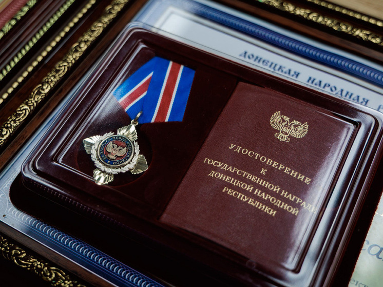 Липецкие строители удостоены наград за вклад в восстановление Донецкой Народной Республики