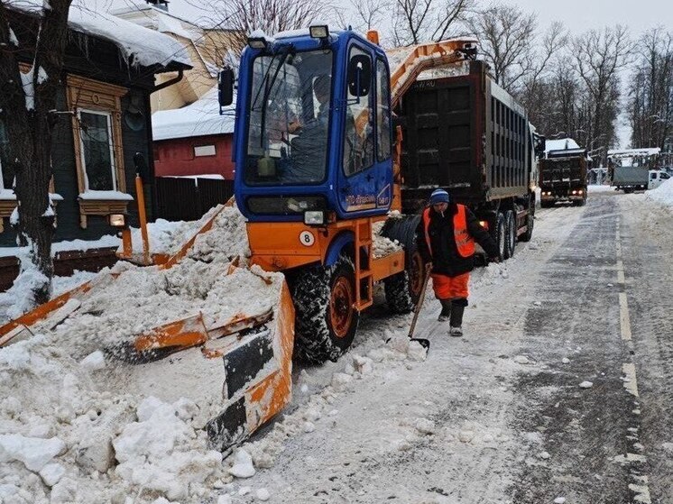 В Серпухове вывезли более 8 тысяч кубов снега