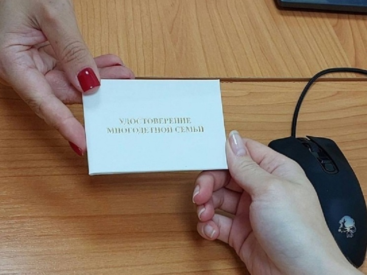 Более 2600 удостоверений нового типа выдано многодетным семьям Карелии