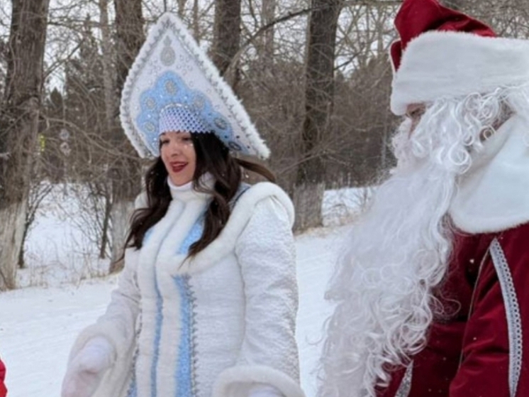 Молодежь Алтайского района устроила детям новогоднюю сказку