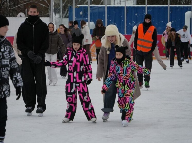 Каток в парке «Питомник» Серпухова  стал самым посещаемым в Подмосковье