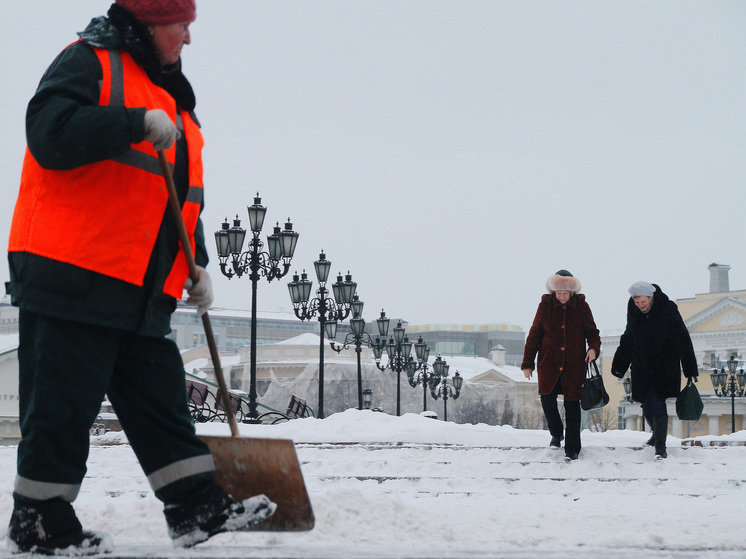 Москвичи массово скупают лопаты и щетки для автомобилей