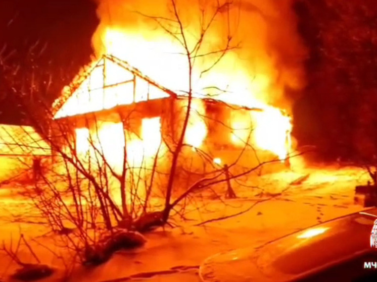 Дом многодетной семьи в Череповецком округе сгорел на пожаре