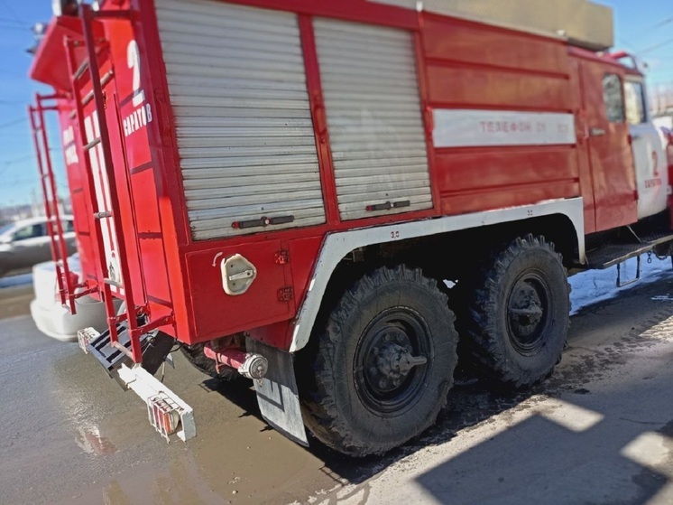 В Саратовской области за сутки горели бани и жилой дом в районе