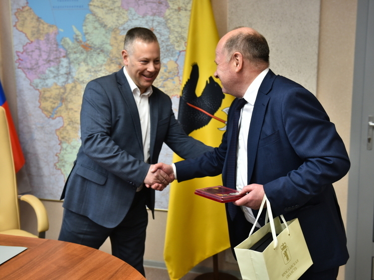 В Ярославле министр финансов награжден медалью за труды на благо региона