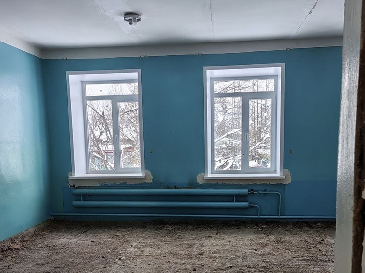 В Крестецком округе начался долгожданный ремонт детского сада «Солнышко»