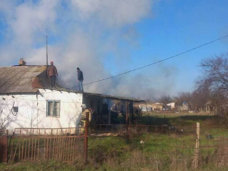 В Первомайском районе потушили пожар в жилом доме