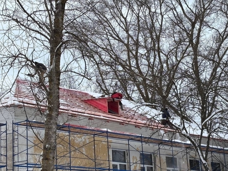 В Тесово-Нетыльской школе отремонтируют крышу поэтапно