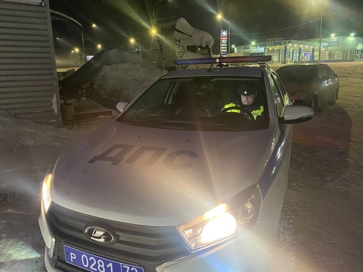 Госавтоинспекция Тюменской области помогла водителям в новогодние каникулы