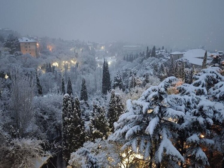 В ближайшие дни в Крыму пойдёт снег и усилится ветер