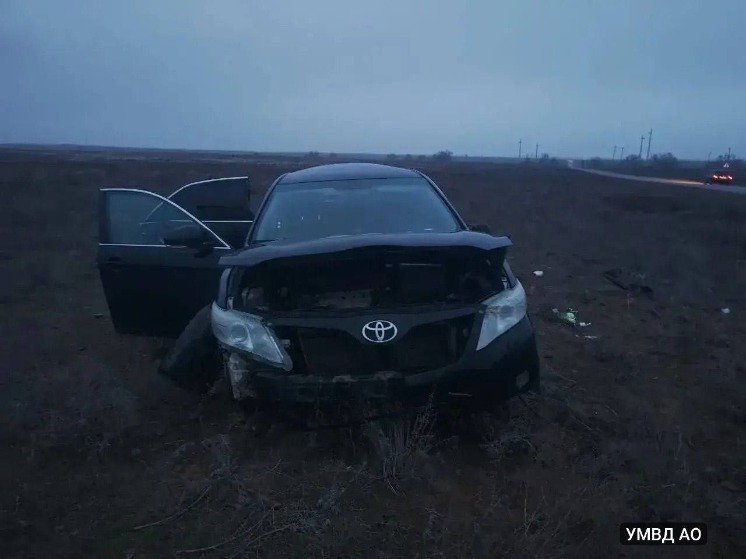 Пенсионерка погибла в ДТП с перевернувшейся иномаркой под Астраханью