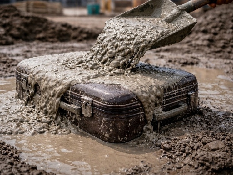 В Ростовской области в строящемся доме нашли забетонированный труп в чемодане