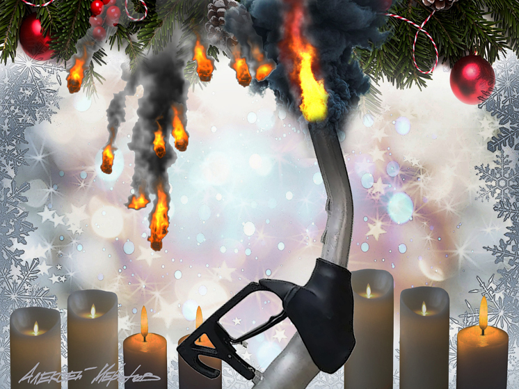 Цены на бензин выросли на рубль за литр после новогодних праздников