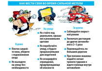 Как вести себя во время сильной метели