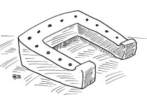 В лошадиный год подкову —

процветания основу! —

не забудь прибить над дверью

(так советует поверье)