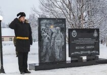 В инженерном полку Северного флота открыли памятник бойцам, которые погибли во время специальной военной операции