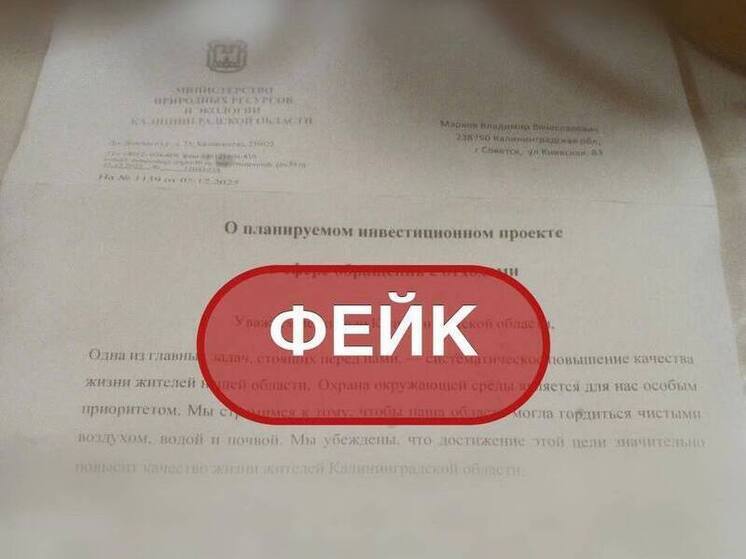 Жителей Калининградской области призвали не инвестировать в отходы