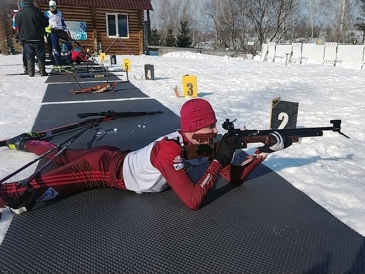 В Болховском районе прошли чемпионат и первенство Орловской области по биатлону