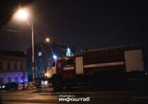 В Астраханской области произошло возгорание в Ахтубинске на открытой территории недалеко от улицы Красноармейская