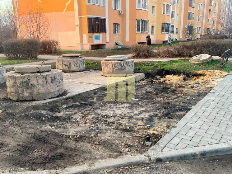 Липчане требуют восстановить благоустройство дворов после работ